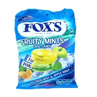 Foxs Fruity Mints Oval Candy 125gm